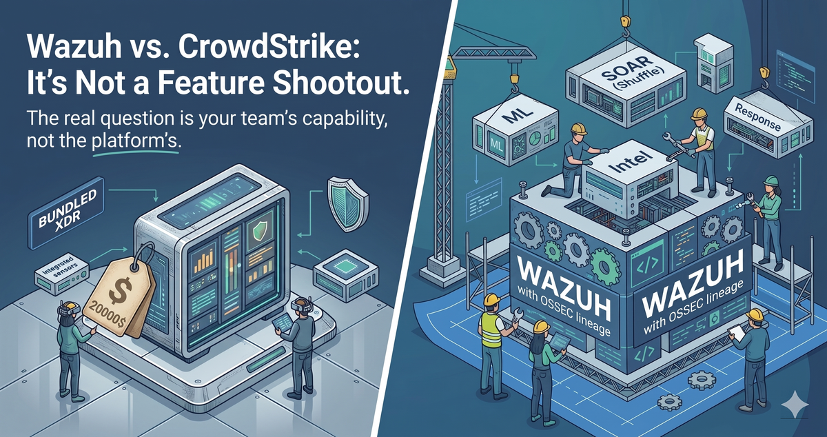 Wazuh vs CrowdStrike: Bundled vs Unbundled Security